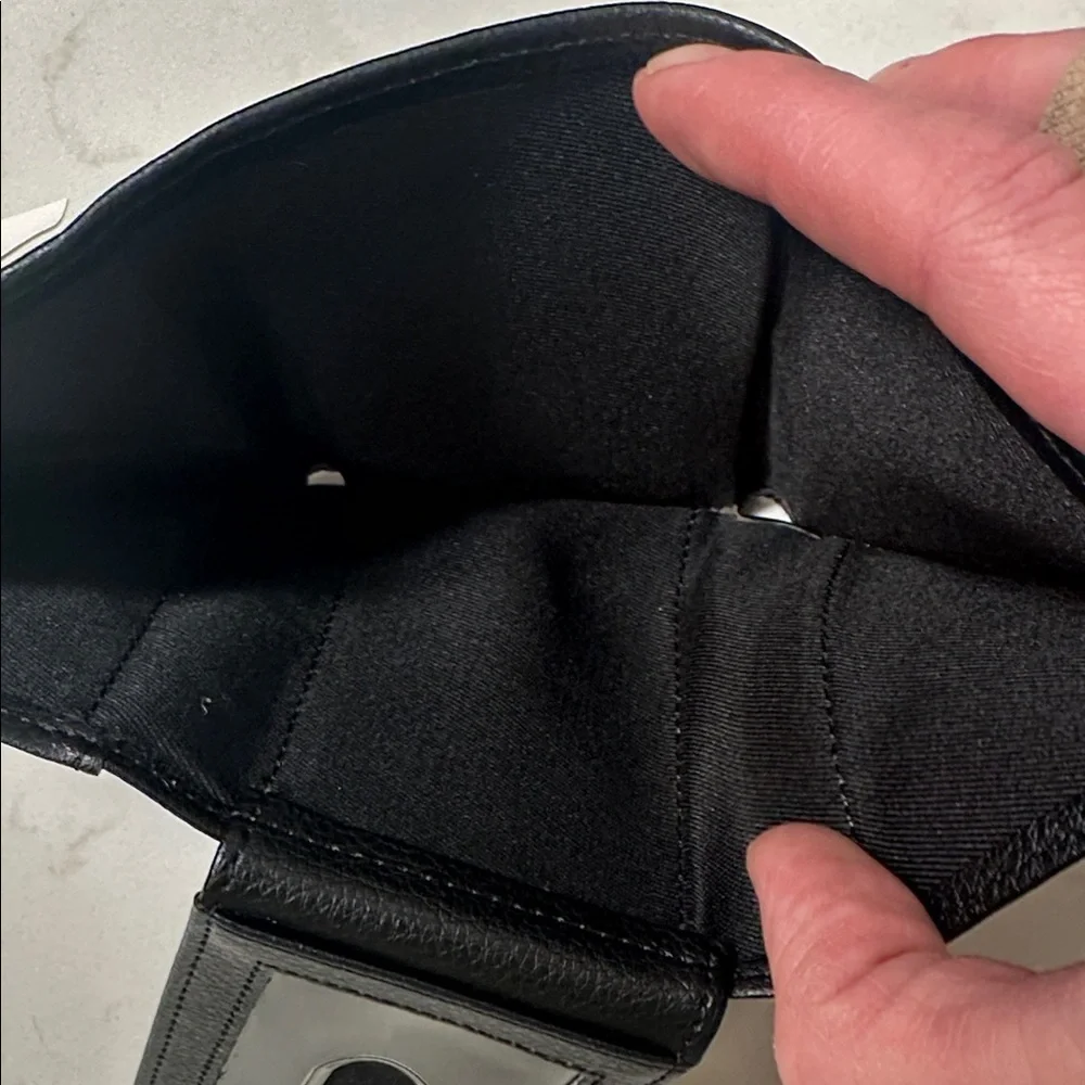 Nordstrom Black Leather Card Holder